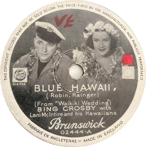 Bing Crosby With Lani McIntire u0026 His Hawaiians