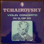 Cover of Violin Concerto In D Major, Op.35, 1967, Vinyl