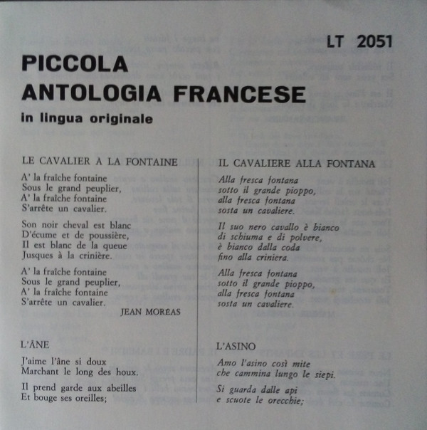 Album herunterladen Various - Piccola Antologia Francese