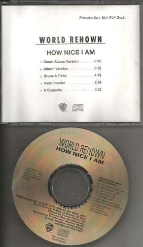 World Renown – How Nice I Am (1995, CD) - Discogs