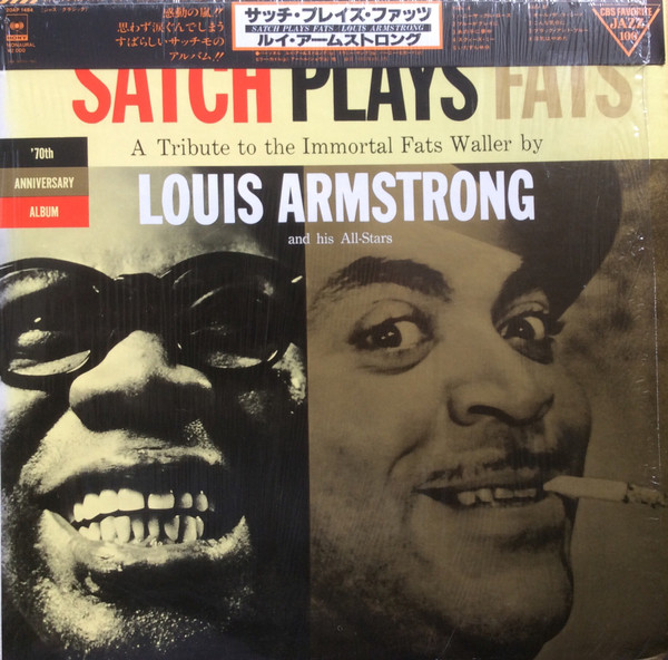 VINYL LP RECORD Louis Armstrong Satch Plays Fats CBS 1983