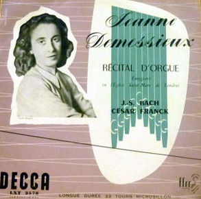 lataa albumi JS Bach, Franck, Jeanne Demessieux - Récital DOrgue
