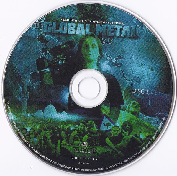 baixar álbum Various - Global Metal 7 Countries 3 Continents 1 Tribe