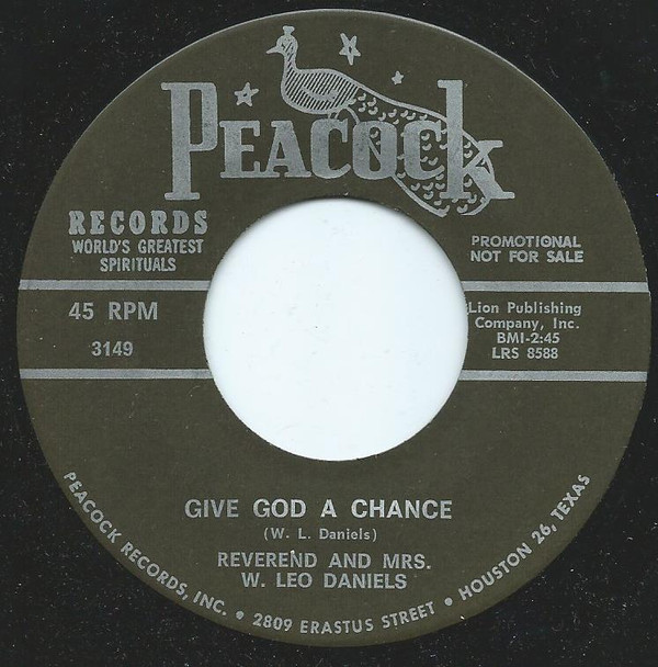 last ned album Reverend And Mrs W Leo Daniels - Give God A Chance