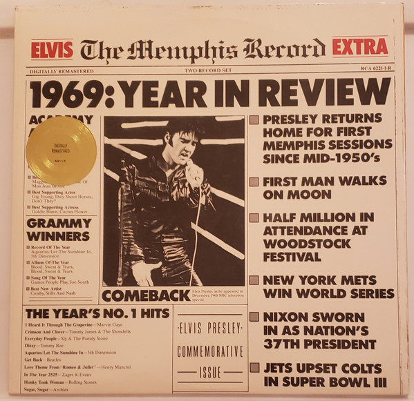 Elvis Presley - The Memphis Record | Releases | Discogs