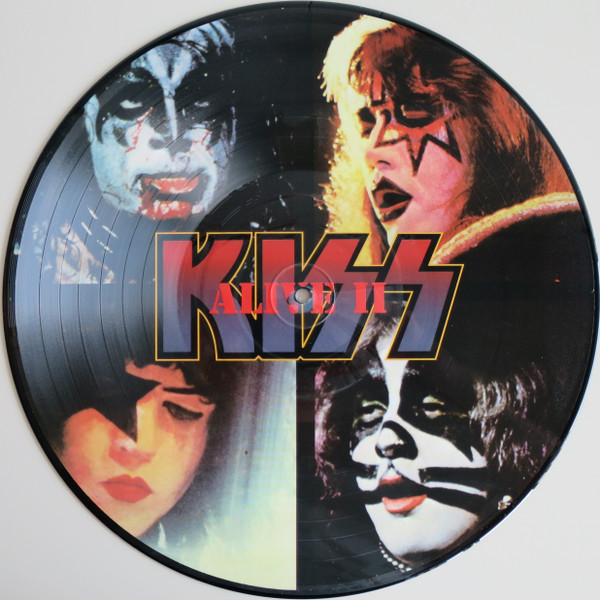 Gripsweat - SIGNED VINYL RECORD OF KISS ICONIC LIVE ALBUM '' KISS ALIVE ''  2 X12
