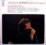 Cover of Amalia Rodrigues In Concert, 1970, Vinyl