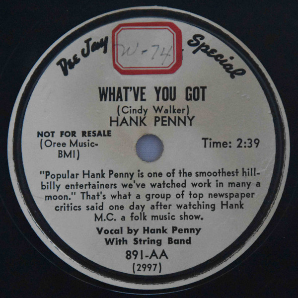 ladda ner album Hank Penny - Tin Pan Polka Whatve You Got