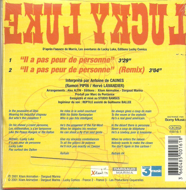 Album herunterladen Download Antoine De Caunes - Lucky Luke Il A Pas Peur De Personne album