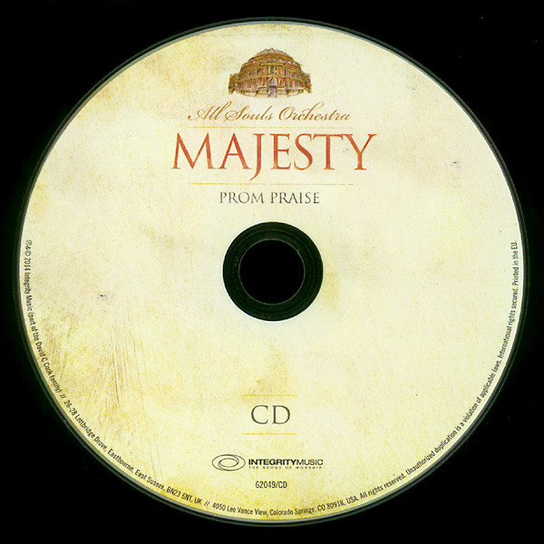 lataa albumi All Souls Orchestra - Majesty Prom Praise