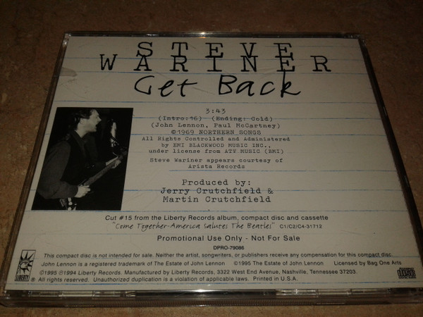 descargar álbum Steve Wariner - Get Back