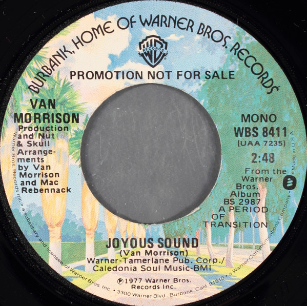 Van Morrison – Joyous Sound (1977, Vinyl) - Discogs