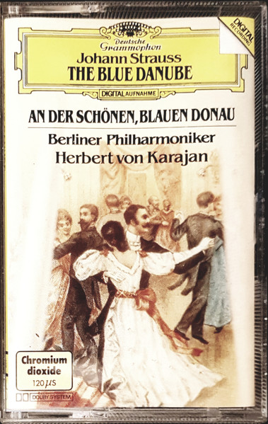 Johann Strauss - Berliner Philharmoniker • Herbert von Karajan – An Der  Schönen Blauen Donau u003d The Blue Danube u003d Le Beau Danube Bleu (1983