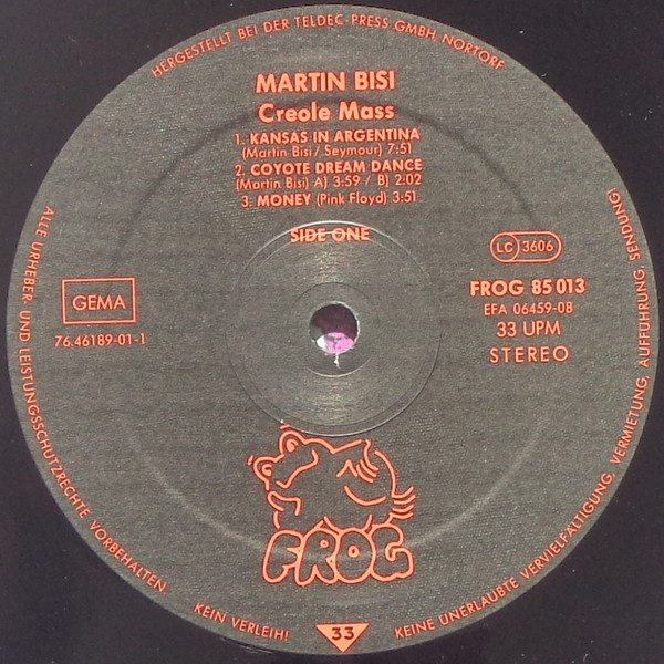 ladda ner album Martin Bisi - Creole Mass