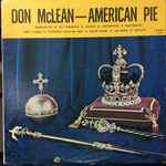 Cover of American Pie, 1971, Vinyl