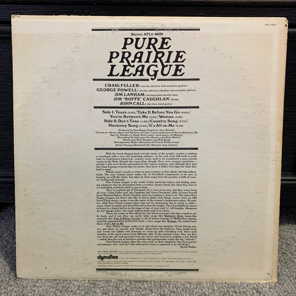 baixar álbum Pure Prairie League - Pure Prairie League