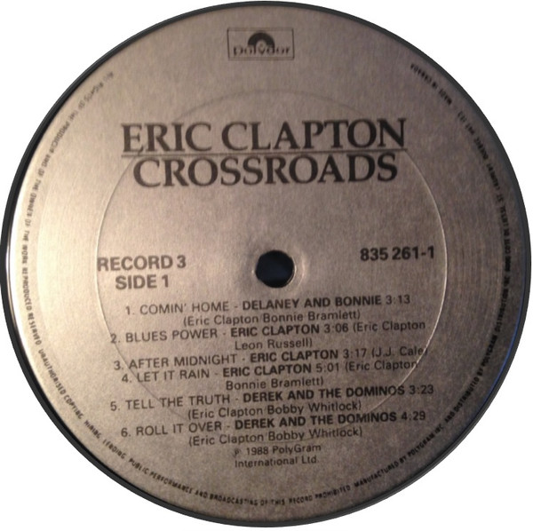 Eric Clapton - Crossroads | Polydor (835 261-1) - 9