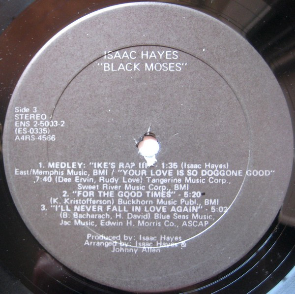 Isaac Hayes - Black Moses | Enterprise (ENS 2-5003) - 5