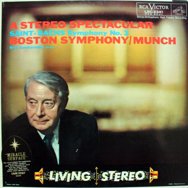 Saint-Saëns, Boston Symphony / Munch, Berj Zamkochian – A Stereo