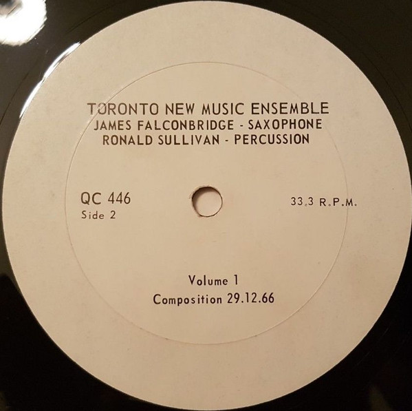 last ned album Toronto New Music Ensemble - Volume One 27 29 12 66