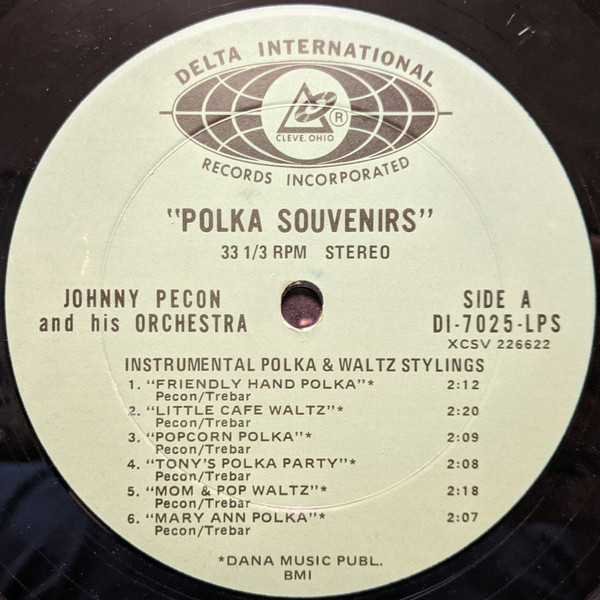 baixar álbum Johnny Pecon With Lou Trebar - Polka Souvenirs