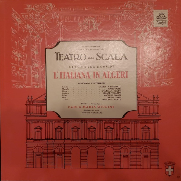 descargar álbum Gioacchino Rossini Orchestra of La Scala, Chorus of La Scala - LItaliana In Algeri
