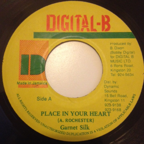 レゲエレコード GARNETT SILK PLACE IN YOUR HEART - 通販 ...