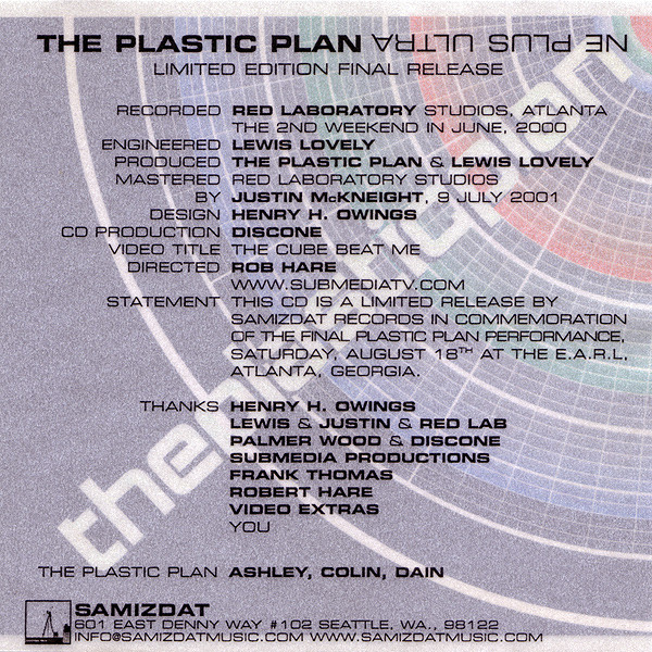 ladda ner album The Plastic Plan - Ne Plus Ultra