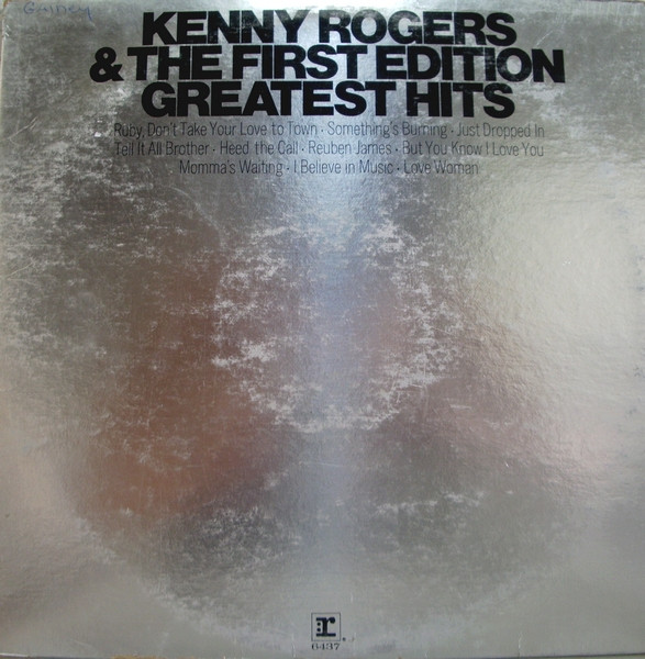 Kenny Rogers & The Edition Greatest Hits (1971, Pitman Pressing, Vinyl) Discogs