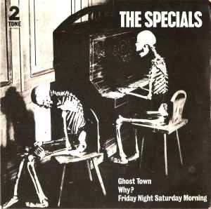 The Specials – Ghost Town (1981, Silver Injection Labels, Vinyl 