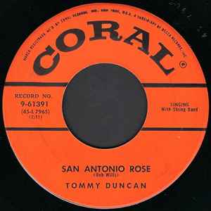Tommy Duncan - San Antonio Rose album cover