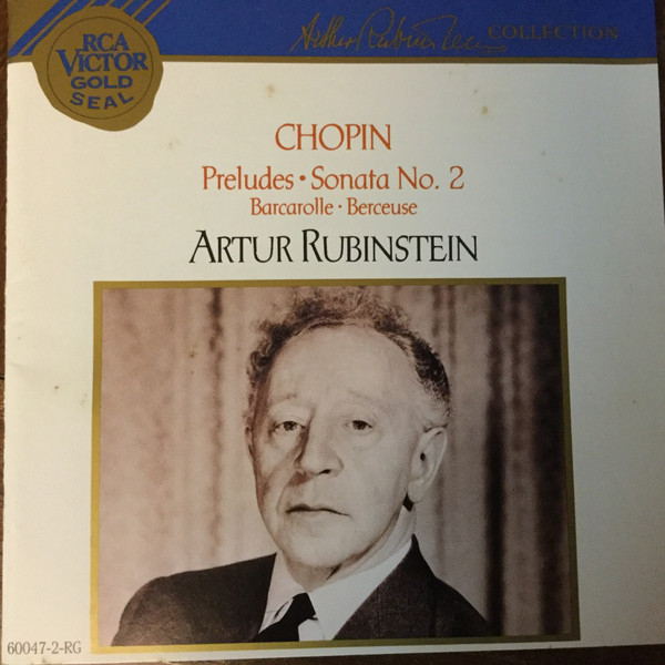 Arthur Rubinstein - Rubinstein Collection, Chopin, Preludes -   Music