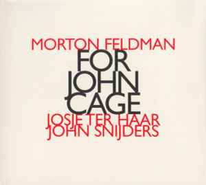Morton Feldman - For John Cage album cover