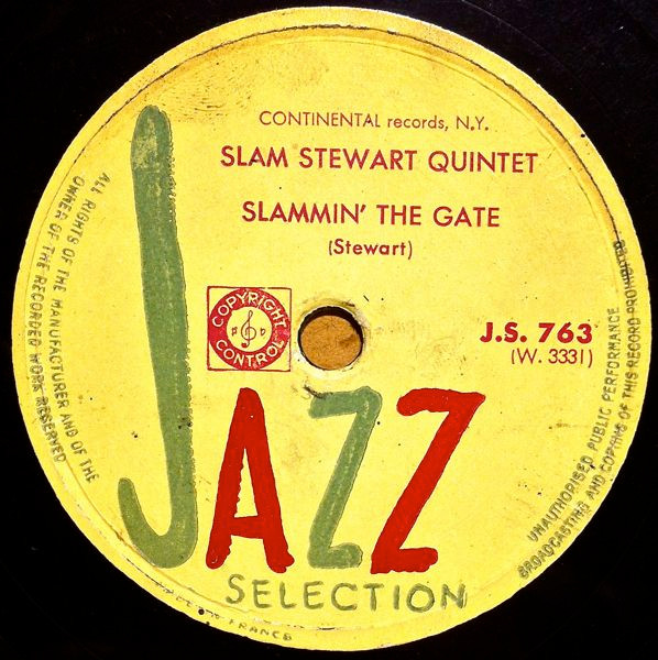 国産大得価Slam Stewart Quintet / Continental / 10inch 6枚 ジャズ