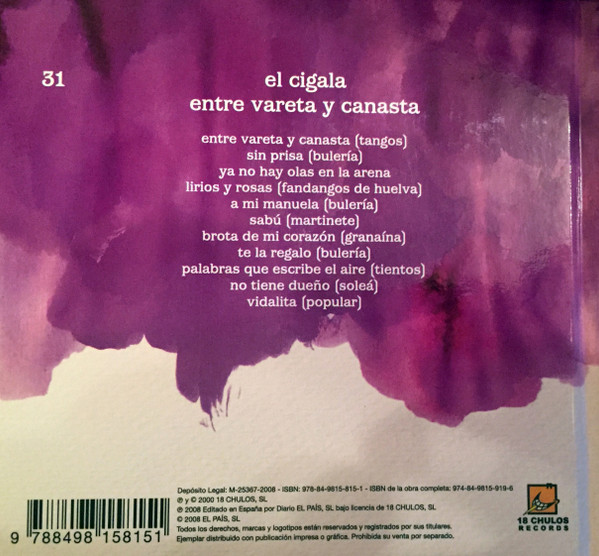 lataa albumi El Cigala - Entre Vareta Y Canasta