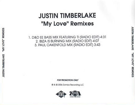 Album herunterladen Justin Timberlake - My Love Remixes