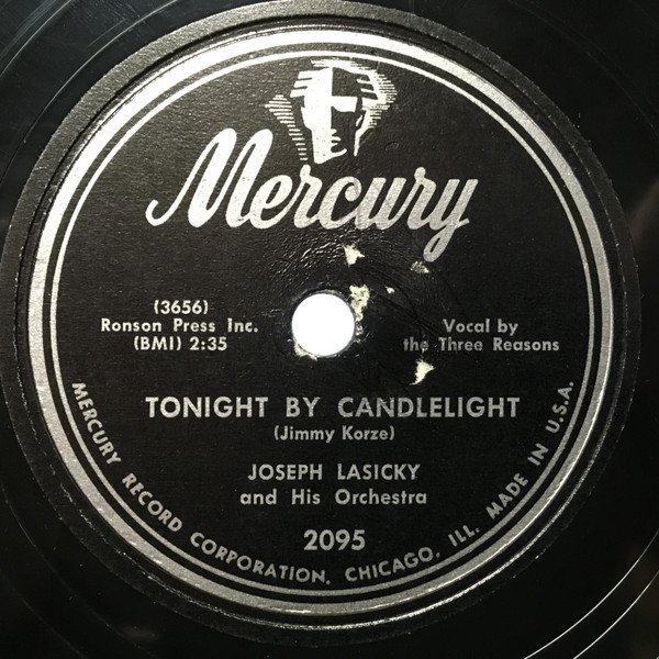 baixar álbum Joseph Lasicky And His Orchestra - Tonight By Candlelight Sorry Polka