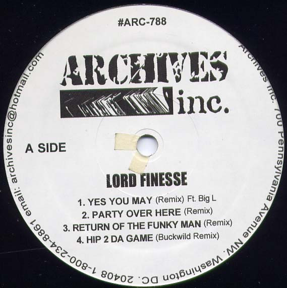 Lord Finesse – Yes You May (Remix) (2002, Vinyl) - Discogs