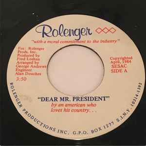 Unknown Artist - Dear Mr. President album cover