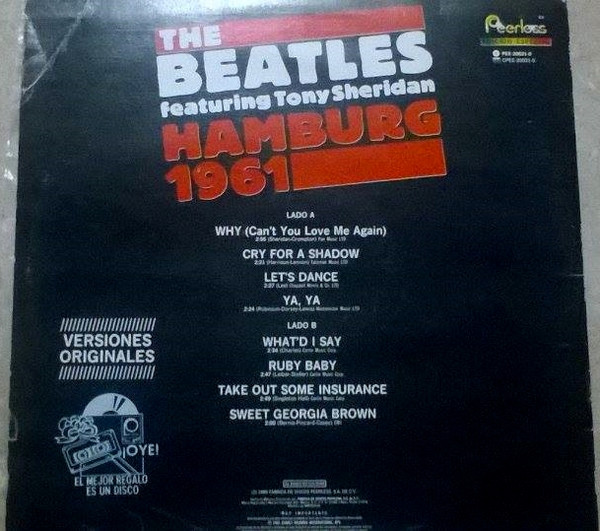 descargar álbum The Beatles Featuring Tony Sheridan - The Beatles Featuring Tony Sheridan Hamburg 1961