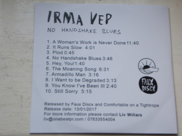 descargar álbum Irma Vep - No Handshake Blues