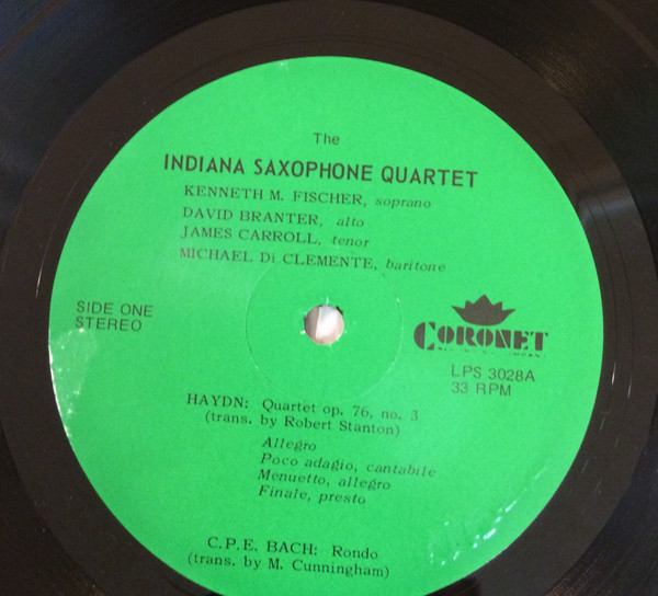 lataa albumi The Indiana Saxophone Quartet - The Indiana Saxophone Quartet