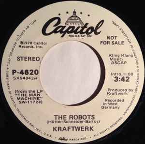Kraftwerk - The Robots / Neon Lights album cover