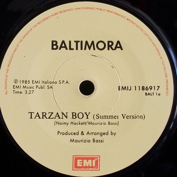 Baltimora - Tarzan Boy (Tradução) 