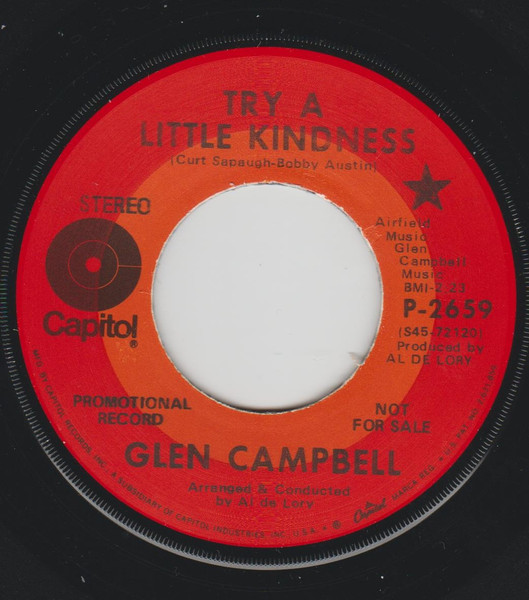 Glen Campbell - Try A Little Kindness | Releases | Discogs