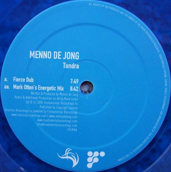 Menno de Jong – Tundra (2005, Blue Transparent, Vinyl) - Discogs