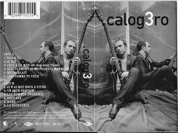 When did Calogero's first album release?
