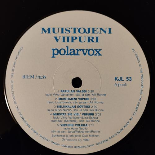descargar álbum Various - Muistojeni Viipuri
