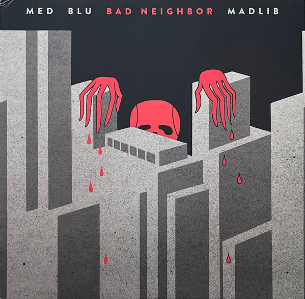 M.E.D., Blu, Madlib – Bad Neighbor (2021, Red & Black, Vinyl