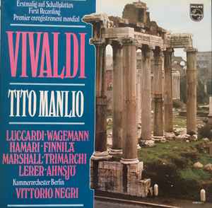 Antonio Vivaldi - Tito Manlio album cover